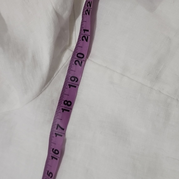 Posse Mia Tie Front Linen Top - Picture 8 of 12